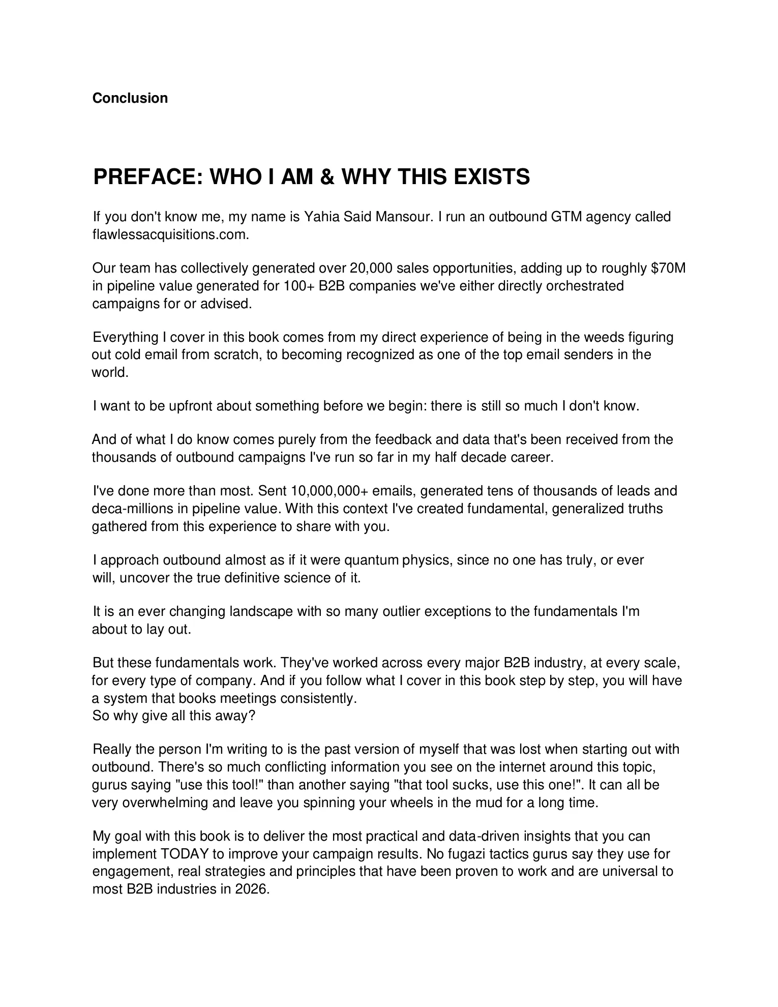 The Flawless Acquisitions Playbook, page 2 of 53